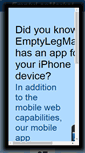 Mobile Screenshot of emptylegmarket.com